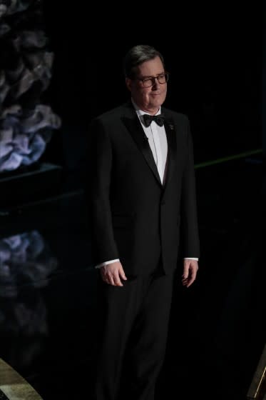 David Rubin, on stage during the telecast of the 92nd Academy Awards