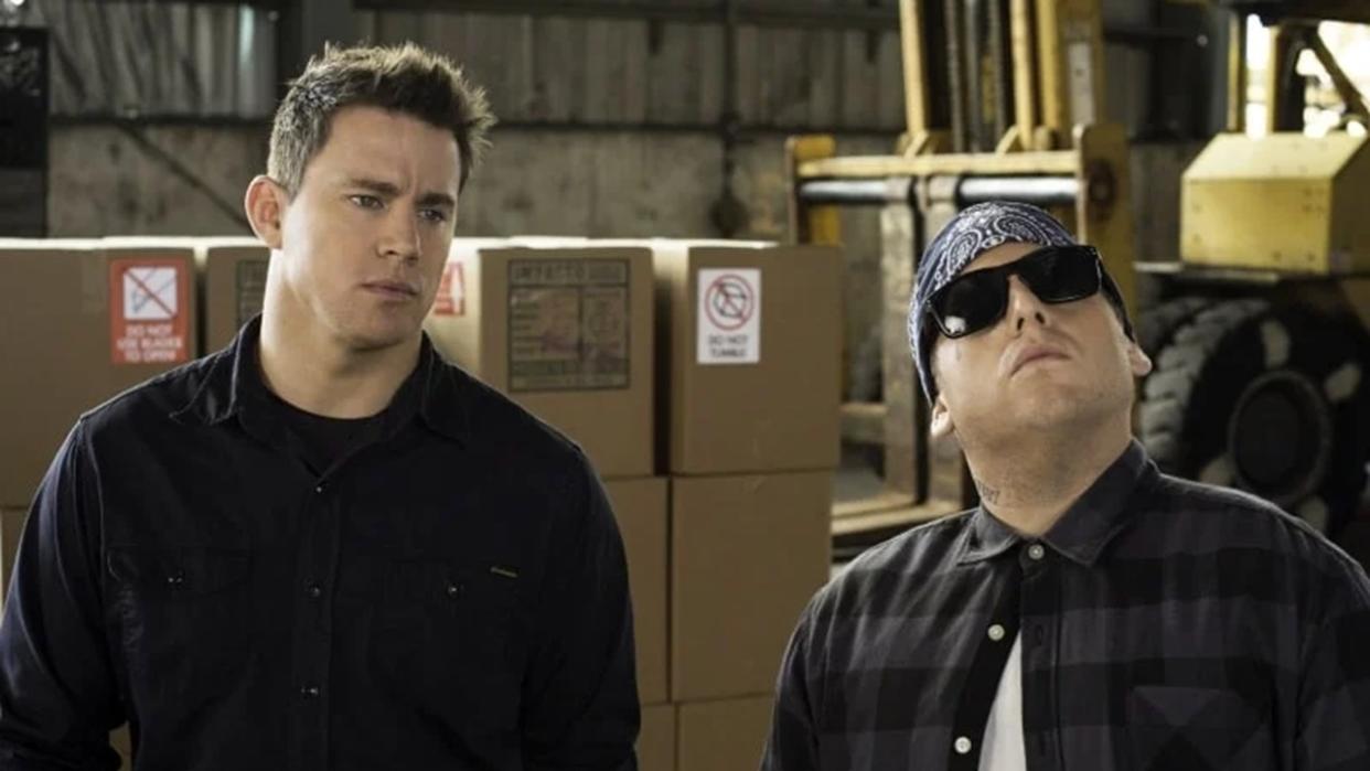  Channing Tatum and Jonah Hill in 22 Jump Street. 