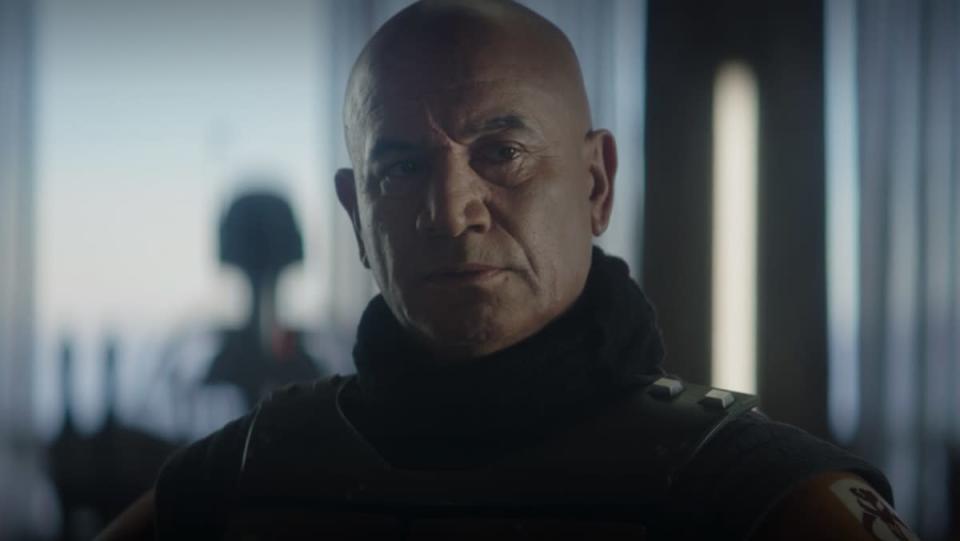 Temuera Morrison without his helmet on The Book of Boba Fett