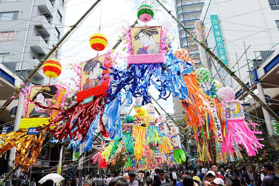 湘南平塚七夕祭（Photo by Atsushi Tomura, Image Source : Getty Editorial）