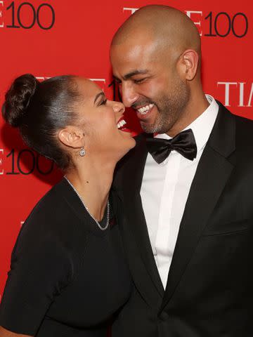<p>Taylor Hill/Getty</p> Misty Copeland and Olu Evans at the 2015 Time 100 Gala on April 21, 2015 in New York City.