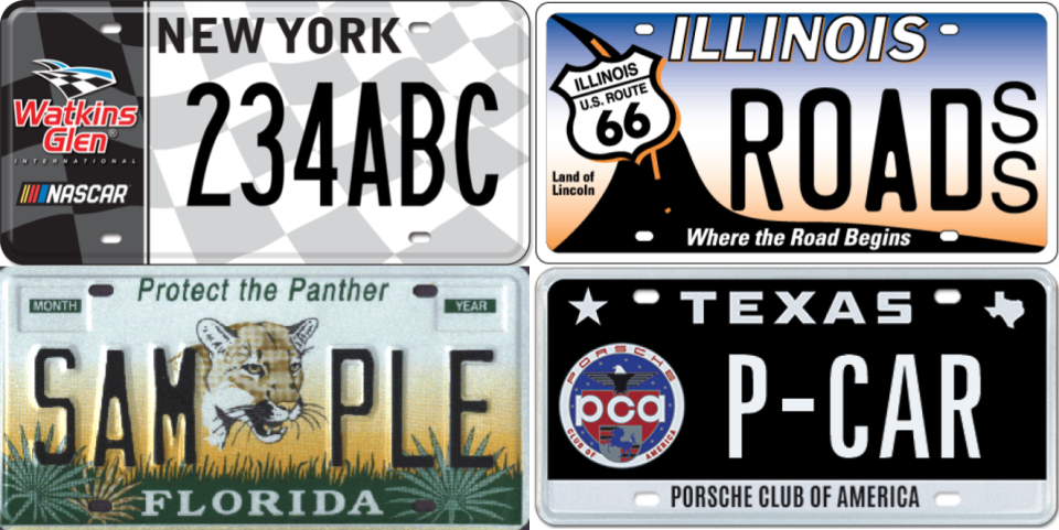 These States Have the Coolest License Plates