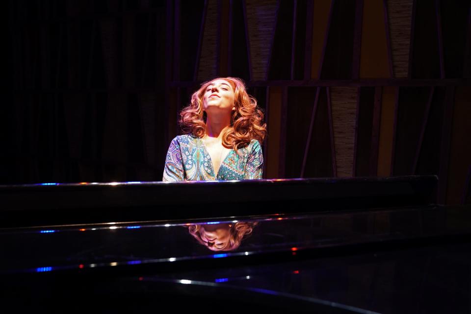 Kaitlyn Jackson as "Carole King" in "Beautiful: The Carole King Musical," on stage at Titusville Playhouse through Feb. 18, 2024. Visit titusvilleplayhouse.com.