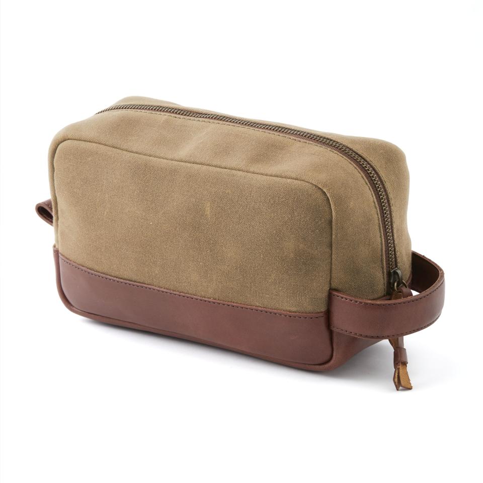 3) Canvas Dopp Kit