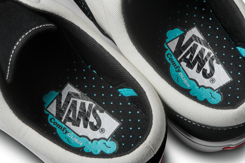 A closeup of the new Vans ComfyCush footbeds (Photo: Vans)