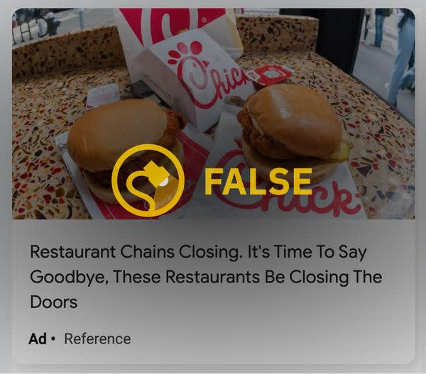 Fact Check No, ChickfilA Isn't Closing All Restaurant Locations in 2024