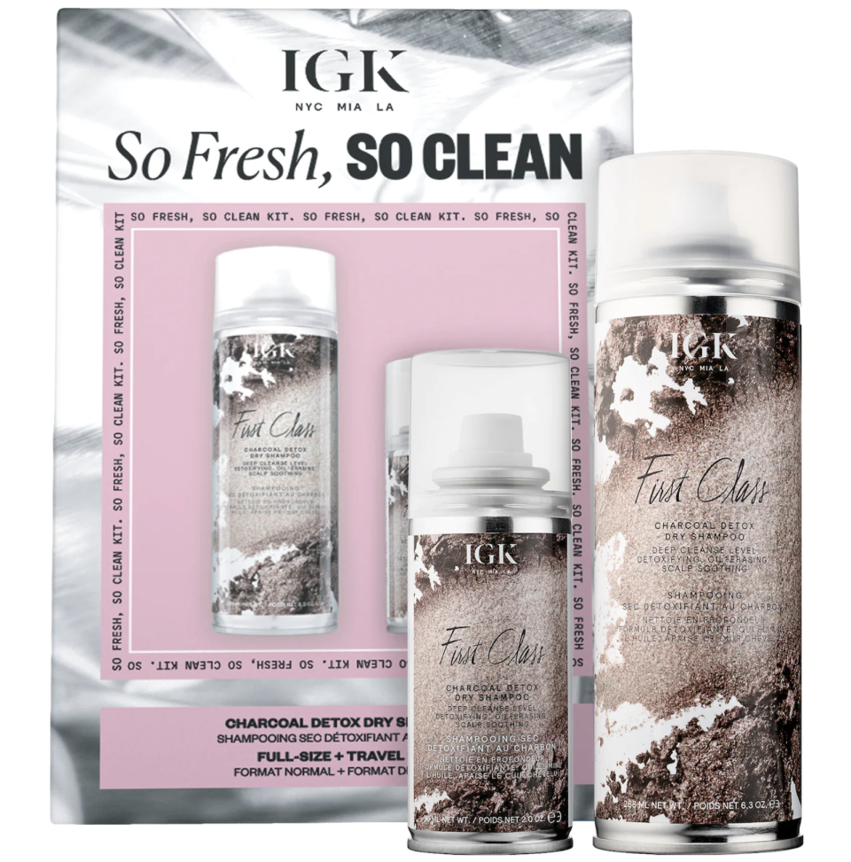 IGK So Fresh, So Clean First Class Dry Shampoo Set