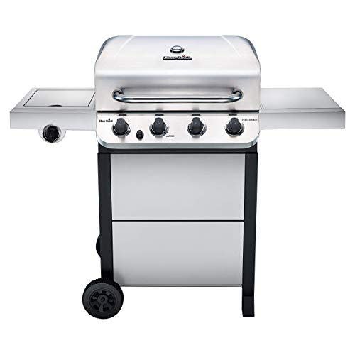 <p><strong>Char-Broil</strong></p><p>amazon.com</p><p><strong>$250.77</strong></p><p><a href="https://www.amazon.com/dp/B07JZV24HV?tag=syn-yahoo-20&ascsubtag=%5Bartid%7C10054.g.40076959%5Bsrc%7Cyahoo-us" rel="nofollow noopener" target="_blank" data-ylk="slk:Shop Now;elm:context_link;itc:0;sec:content-canvas" class="link ">Shop Now</a></p><p><strong>Key Specs</strong></p><ul><li><strong>Cooking <strong>Surface</strong></strong>: 425 square inches</li><li><strong>Dimensions <strong>(L x W x H)</strong></strong>: 50.4 x 24.5 x 45 inches </li><li><strong>Weight</strong>: 85 pounds</li></ul><p>Char-Broil's four-burner stainless steel gas grill puts out 36,000 BTUs of heat, plus an additional 10,000 from a lidded side burner. It features a solid 425-square inch cooking surface, with an additional 150-square-inch swing-away warming rack above the rust-resistant porcelain-coated cast-iron grates. A stainless-steel front panel partially hides the propane tank and there's a set of wheels at the base. </p><p>Other highlights include a temperature gauge on the lid, a porcelain-coated grease pan that's easy to remove, and two side shelves for prep. </p><p><strong><em>Model # 463377319</em></strong></p>