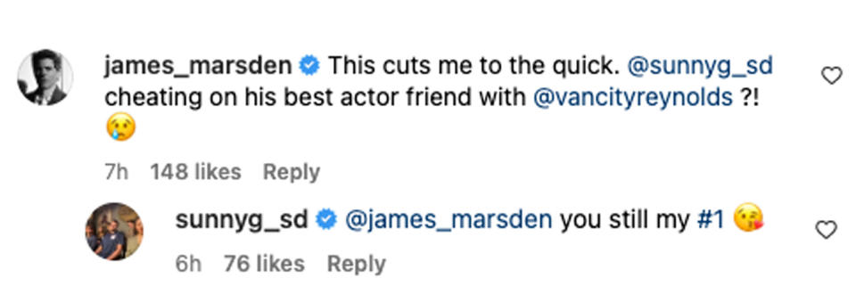 James Marsden shared his thoughts on seeing his 