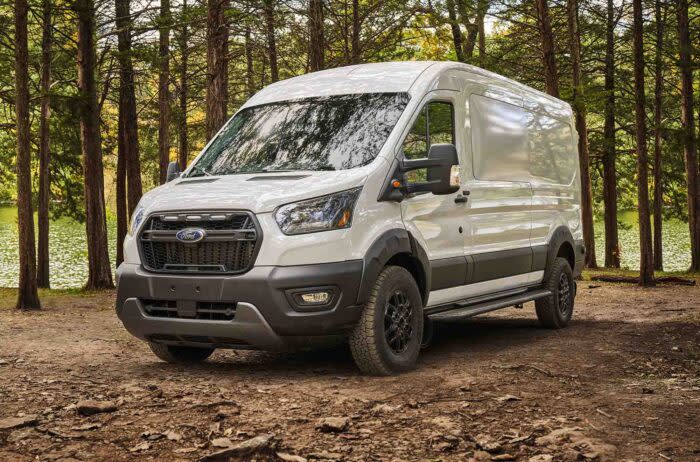 A 2023 Ford Transit Trail; (photo/Ford)
