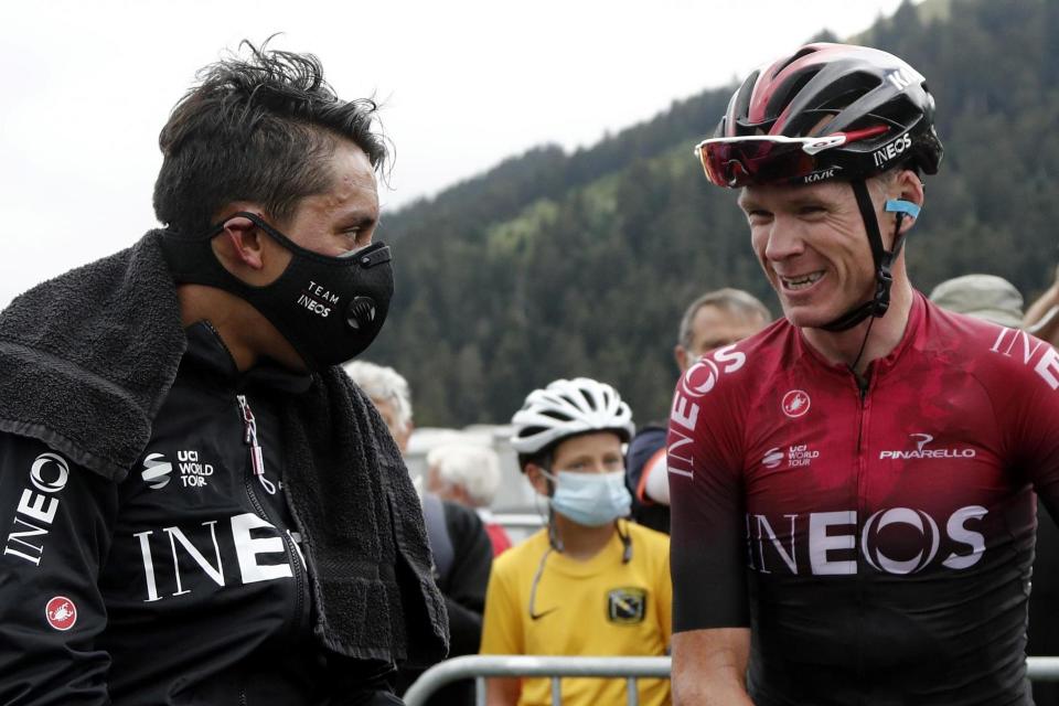 The race will be Froome's last in the colours of Team Ineos Grenadiers before he joins Israel Start-Up Nation (POOL/AFP via Getty Images)