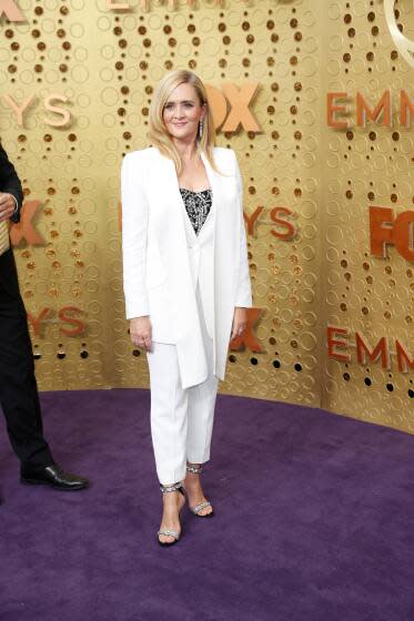 Samantha Bee arriving at the 71st Primetime Emmy Awards