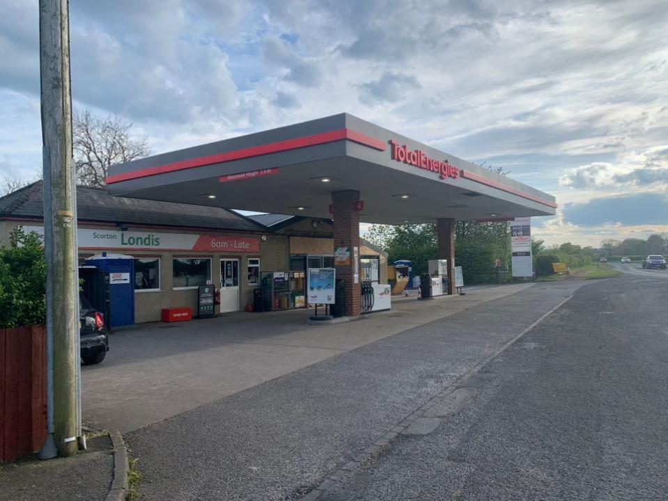 The Northern Echo: The former Coates Garage building in Scorton, North Yorkshire