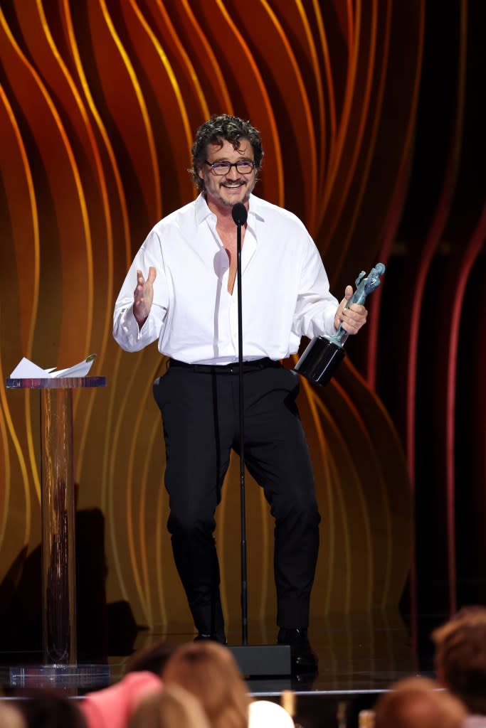 “I’m making a fool of myself!” Pedro Pascal said. Getty Images
