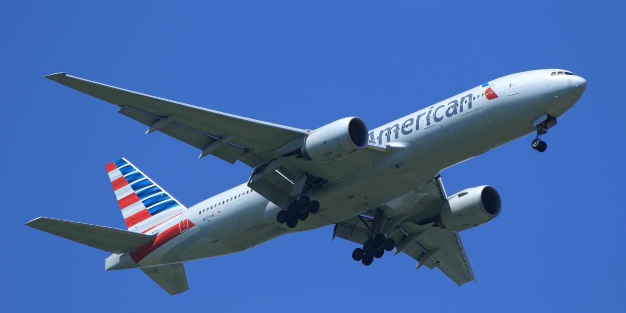 An American Airlines Boeing-777