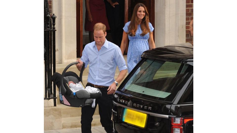 William and Kate drove home from hospital with baby Prince George in a trusty Range Rover