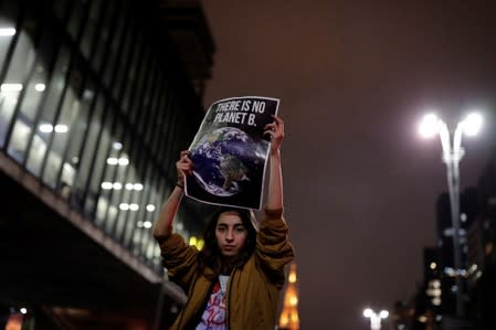 Demonstration in Sao Paulo to demand for more protection for the Amazon rainforest