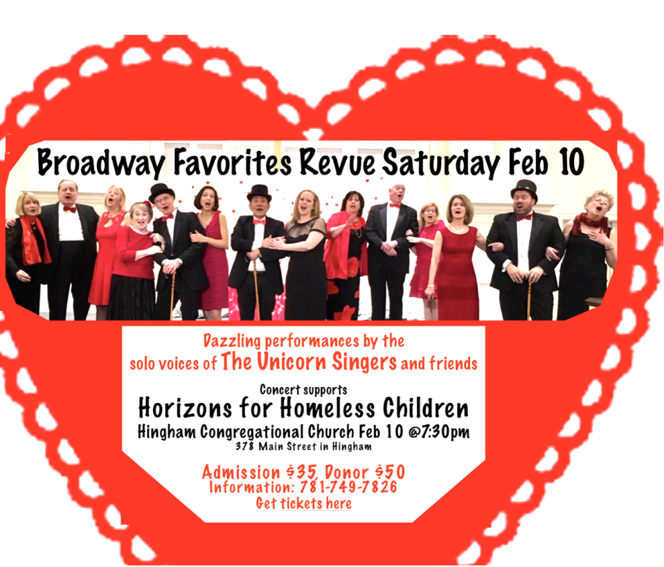 The Unicorn Singers are back with their Broadway favorites on Feb. 10.