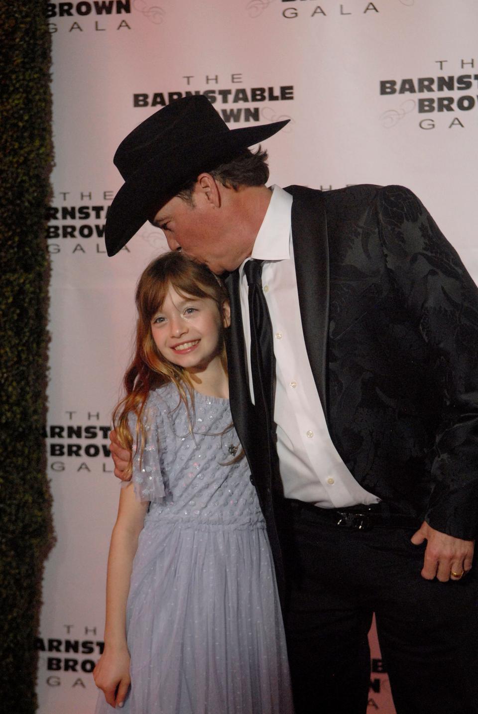 Catherine Barnstable Brown poses with country singer Clay Walker at the 35th annual Barnstable Brown Gala on Friday night. May 03, 2024