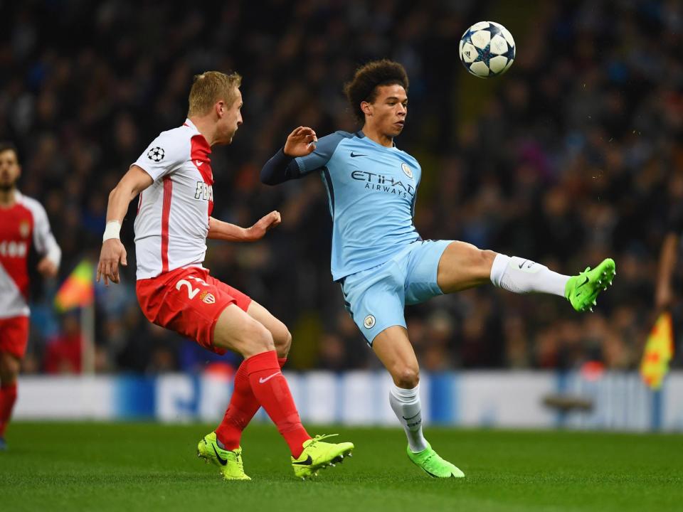 Sane was superb playing on the left-wing (Getty)