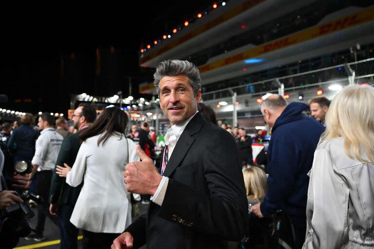 Patrick Dempsey en el Grand Prix de Las Vegas