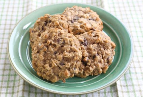 Banana Oatmeal Chocolate Chip Cookies