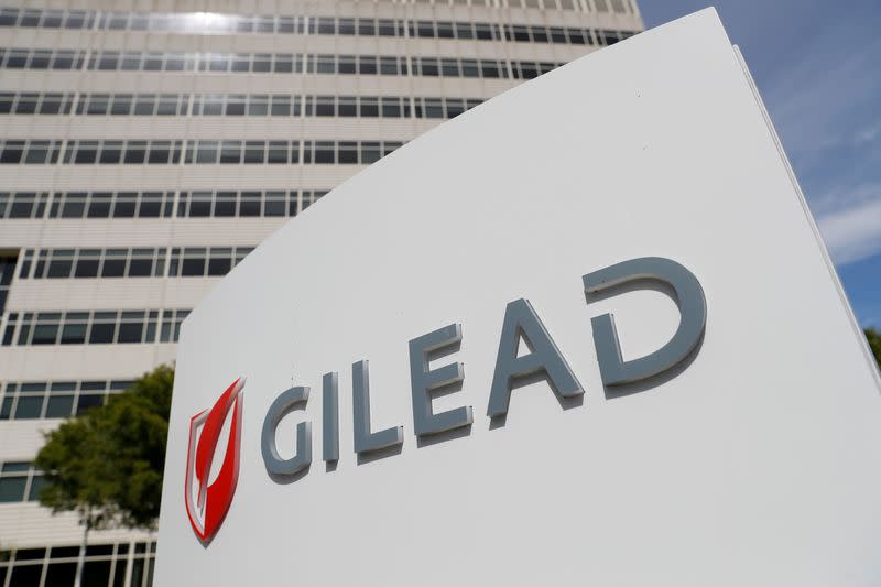 FILE PHOTO: A Gilead Sciences, Inc. office is shown in Foster City, California