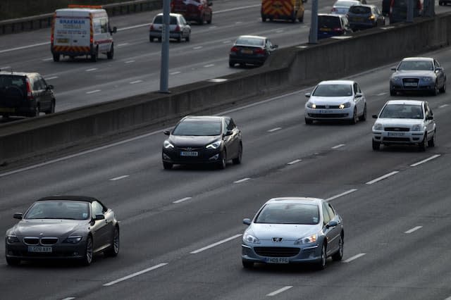 Cars travel along the M25 near HeathrowPRESS ASSOCIATION Photo. Picture date: Tuesday December 17, 2013. See PA story  . Photo credit should read: Steve Parsons/PA Wire