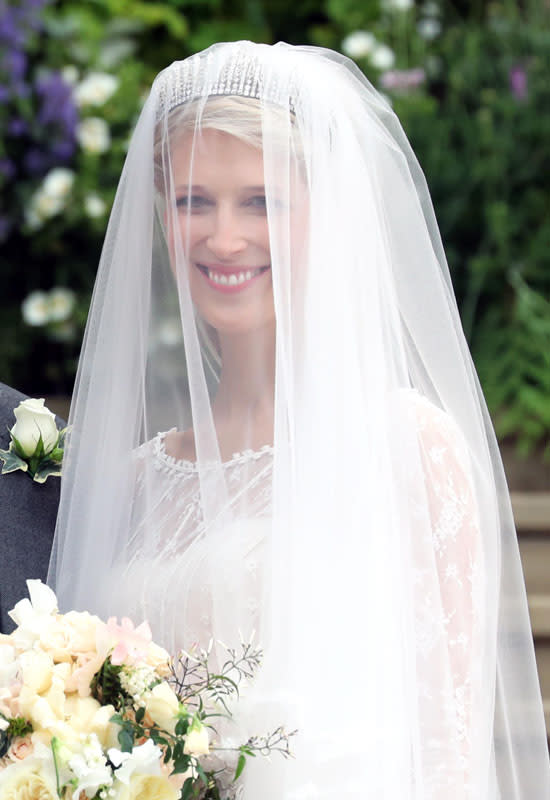 Todos los detalles del espectacular y romántico vestido de novia de Lady Gabriella Windsor