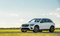 <p><strong>GLC300 with Exterior Lighting package (LED headlights): $45,145</strong></p><p><a rel="nofollow noopener" href="http://caranddriver.com/mercedes-benz/glc-class" target="_blank" data-ylk="slk:Mercedes-Benz's compact SUV;elm:context_link;itc:0;sec:content-canvas" class="link ">Mercedes-Benz's compact SUV</a> comes in many flavors, from the mild GLC300 to <a rel="nofollow noopener" href="https://www.caranddriver.com/mercedes-amg/glc43-4matic-glc63-4matic" target="_blank" data-ylk="slk:the wild V-8–powered AMG GLC63;elm:context_link;itc:0;sec:content-canvas" class="link ">the wild V-8–powered AMG GLC63</a>. It performs well in crash tests, although you'll need to opt for the LED headlights in order to get the best possible illumination. This package costs $1650 on its own and necessitates a few other options, driving the price up from the base model.</p>