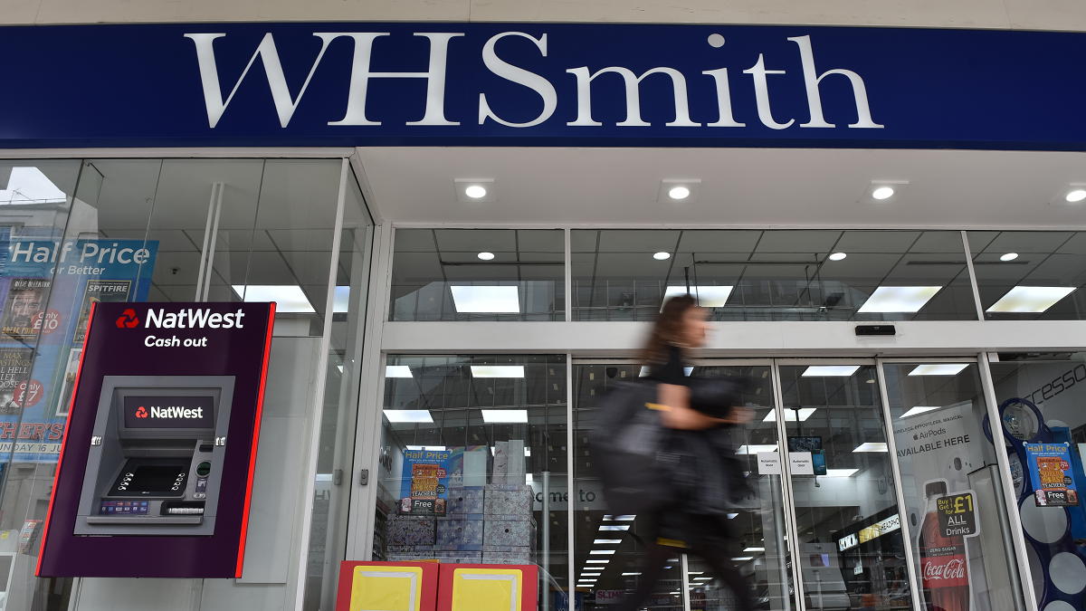 A general view of a WH Smith shop in Holborn, London in 2019