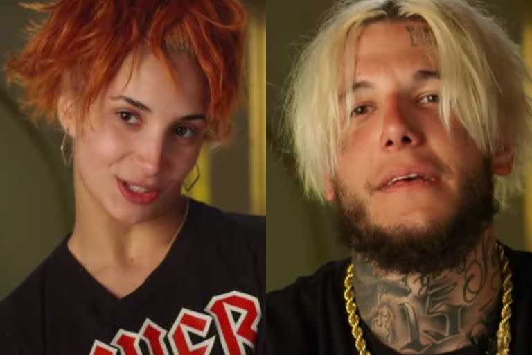 Alexander Caniggia y Melody Luz se mostraron muy confidentes en un picante juego