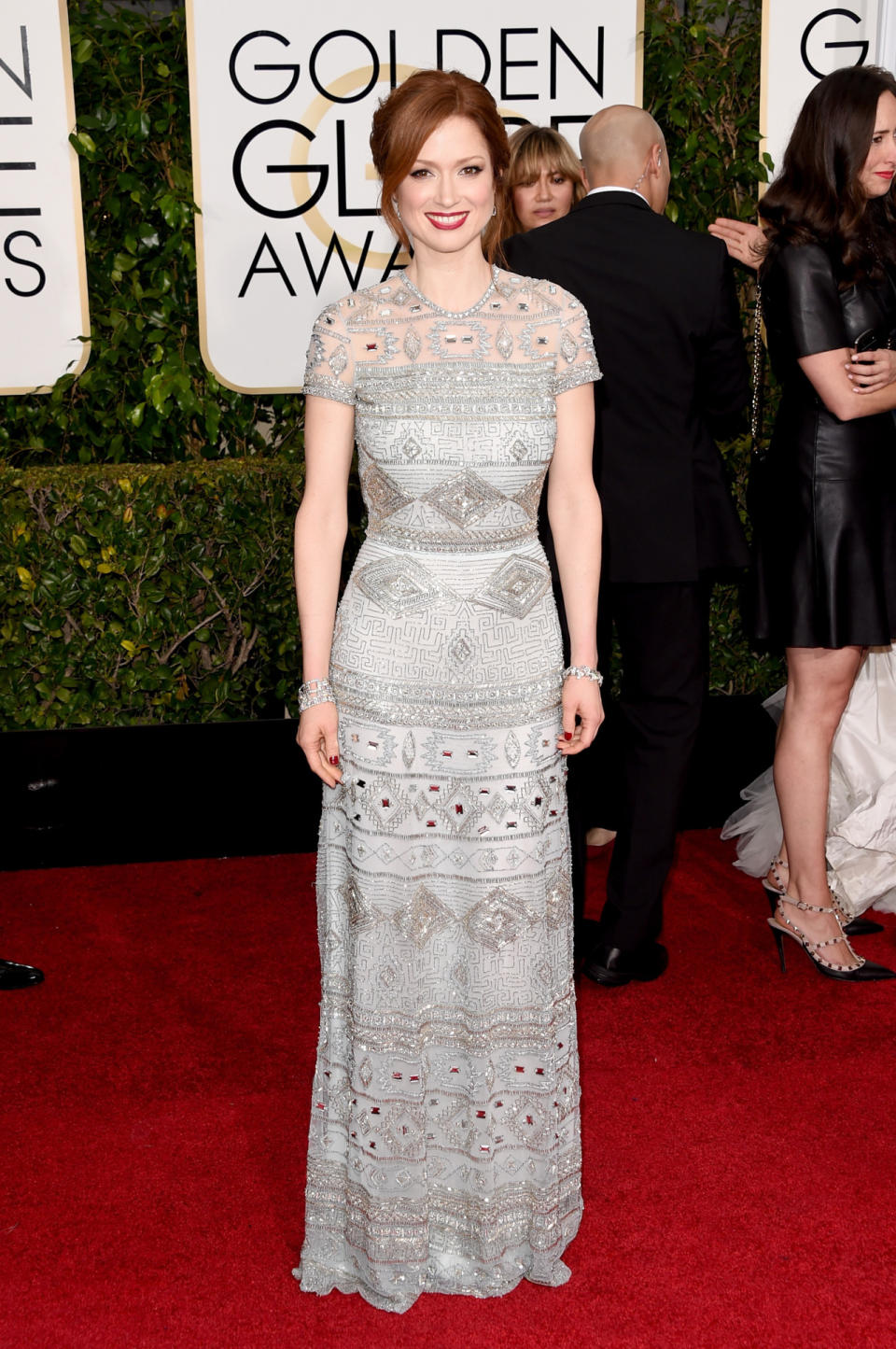 Ellie Kemper in Naeem Khan