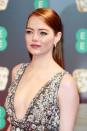 We couldn't get over the shine from Emma Stone's gorgeous red locks on the carpet, with not a single split end in sight. She paired a winged eyeliner look with luscious plum lippie.