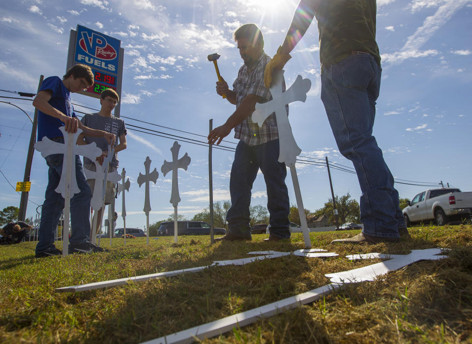 Vigils, memorials and prayers after the Sutherland Springs, Texas, church massacre