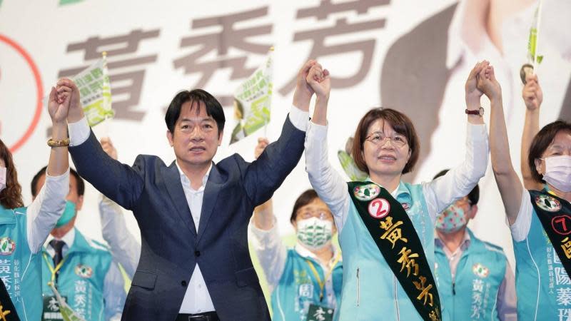 賴清德副總統六度輔選　黃秀芳哽咽「拜託」鄉親