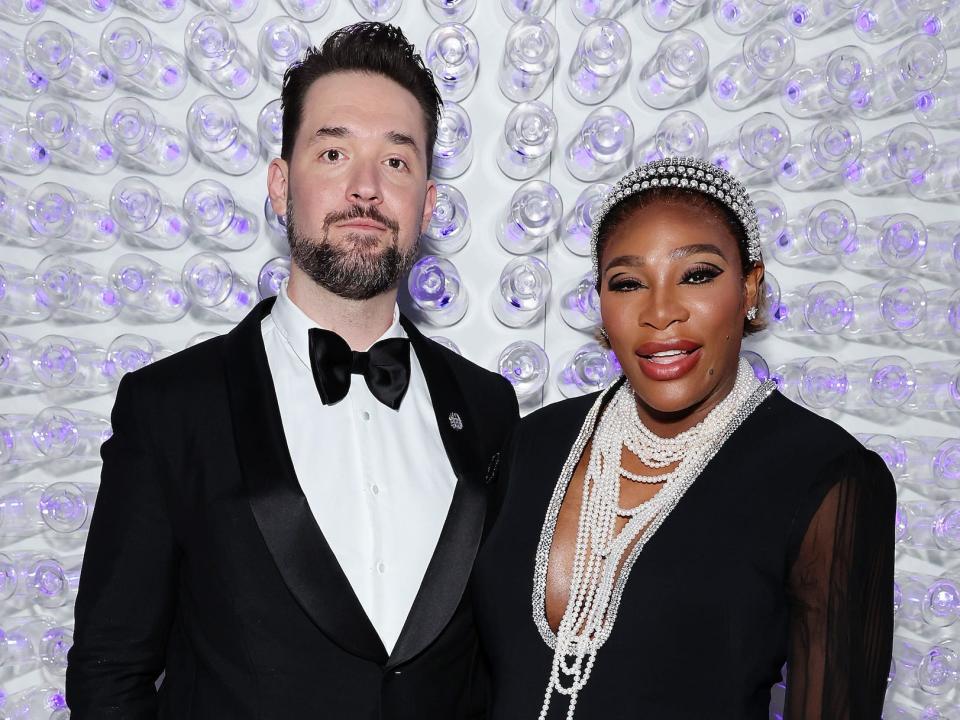 Alexis Ohanian and Serena Williams attend The 2023 Met Gala Celebrating "Karl Lagerfeld: A Line Of Beauty" at The Metropolitan Museum of Art on May 01, 2023, in New York City.