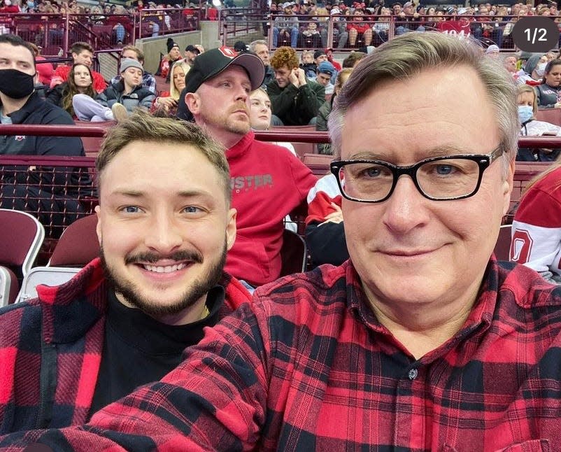 Ashton Colby and his father, Rick Colby .