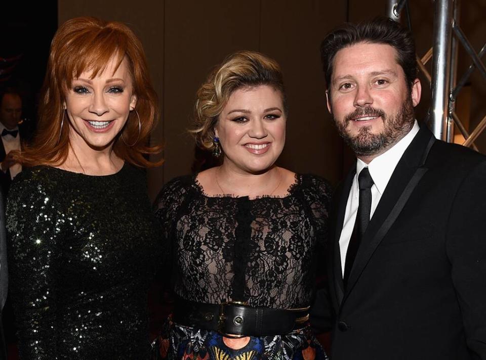 Kelly Clarkson, Reba McEntire, Brandon Blackstock