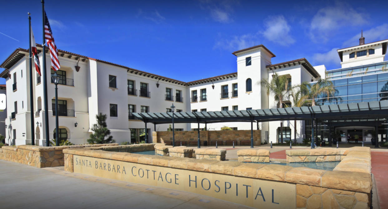 Generous donors have already donated more than $20,000 towards Ms Sesio's debt at Santa Barbara Cottage Hospital. Source: Google Maps