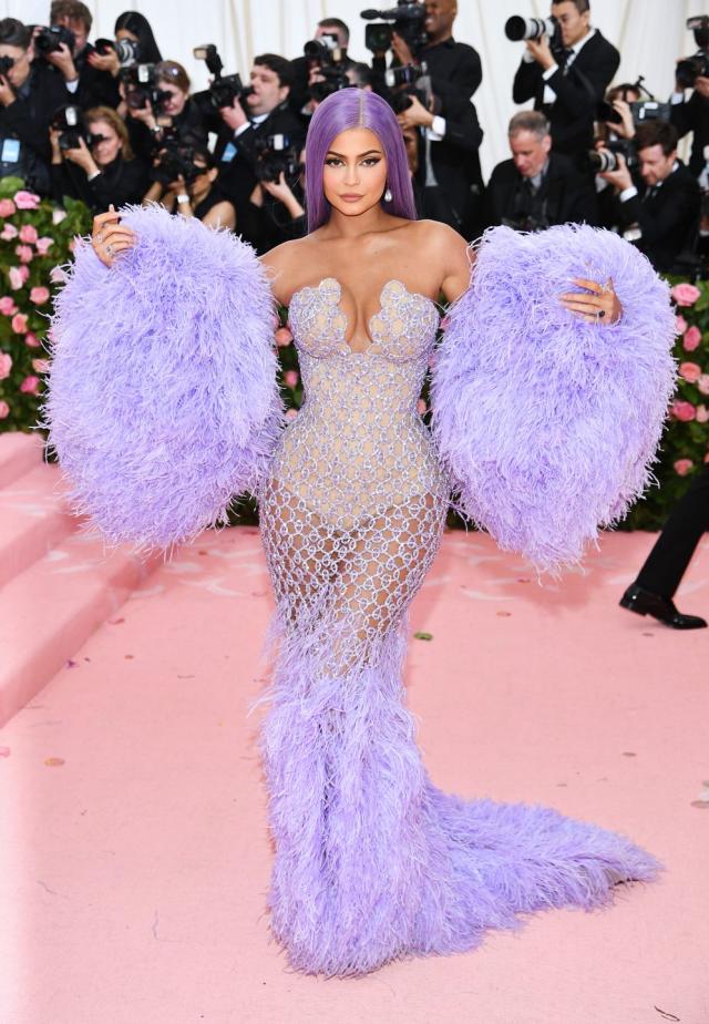 Kylie and Kendall Jenner wear co-ordinating dramatic feathered dresses to  the Met Gala, London Evening Standard