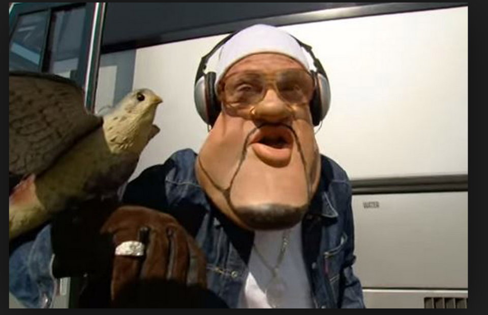 Leigh Francis wearing his Craig David for the sketch show Bo' Selecta!. (ITV/Talkback)