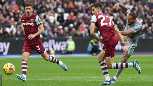 West Ham 0-1 Everton: Dominic Calvert-Lewin's second-half strike