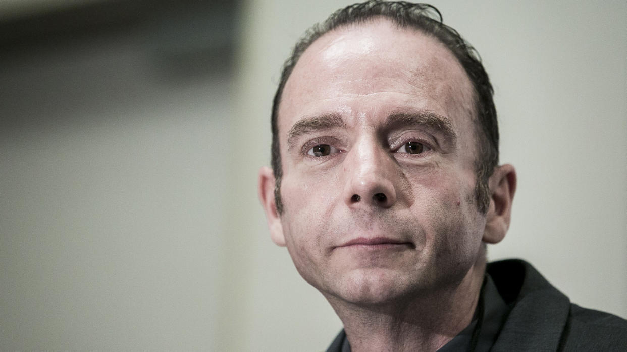  Timothy Ray Brown at a press conference to announce the launch of the Timothy Ray Brown Foundation on July 24, 2012 in Washington, DC. 