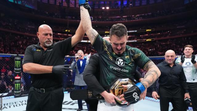 Tom Aspinall wins UFC interim heavyweight title with 69-second knockout, Sports News