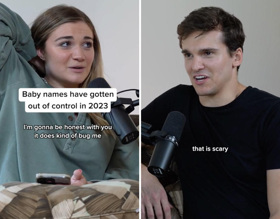 Influencer couple Matt and Abby didn't hold back. Photo: TikTok/unplanned_podcast