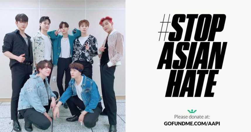 GOT7成員紛紛響應「#StopAsianHate」運動。（圖／翻攝自IG／got7.with.igot7、jacksonwang852g7）