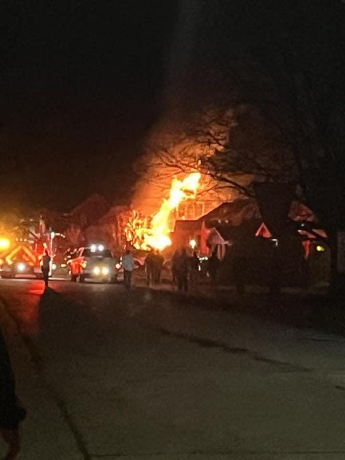 An explosion and fire led to the death of one resident and damage of several homes in Oneonta, New York, on Saturday.