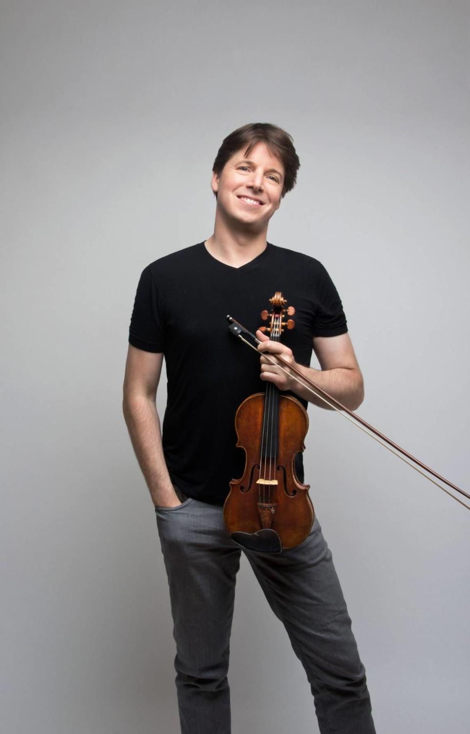 Violinist Joshua Bell will kick off the Harriman-Jewell Series in October.
