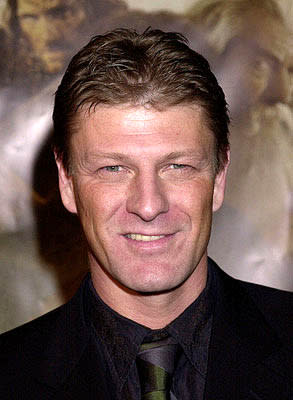 Sean Bean at the Hollywood premiere of New Line's The Lord of The Rings: The Fellowship of The Ring
